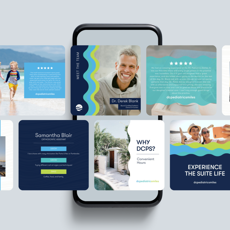 KP3 Pediatric Dentist Social Media Templates 768x768