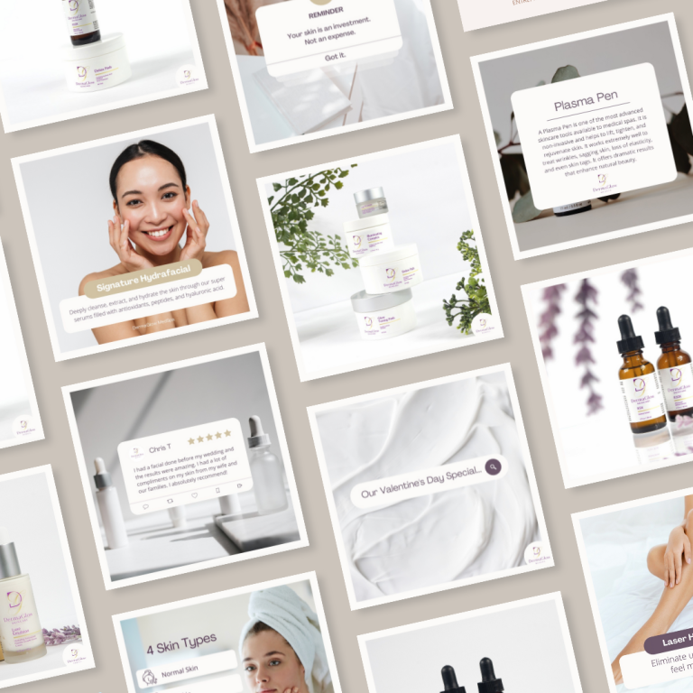 KP3 Skincare Social Media Templates 768x768