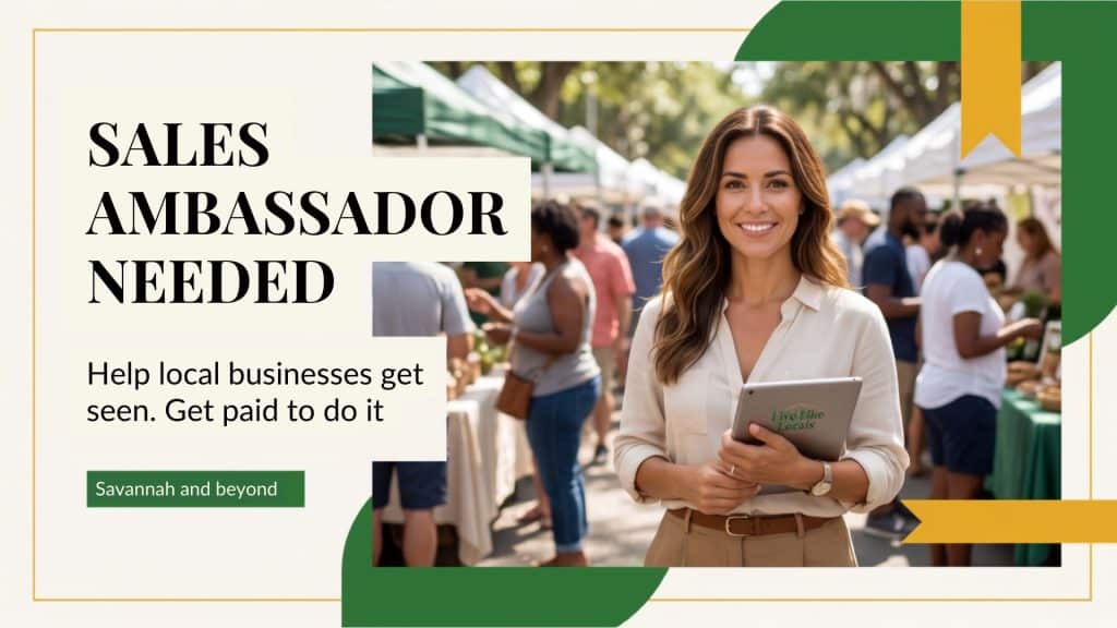 Live Like Locals Sales Ambassador needed in Savannah and beyond