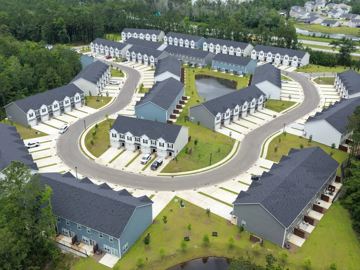 The Ascot Townhomes — Pooler, GA aerial view