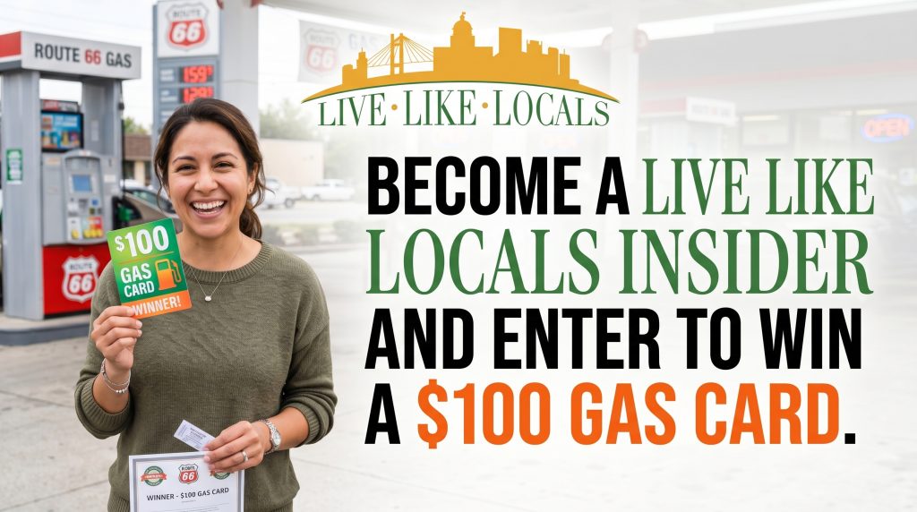 Live Like Locals Insider $100 gas card giveaway
