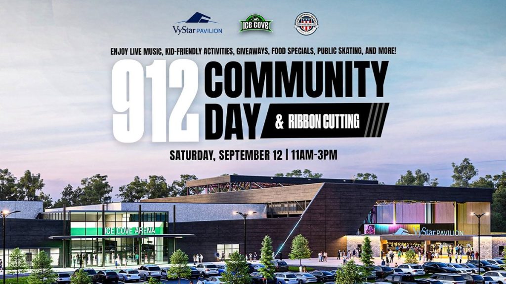912 Community Day and Ribbon Cutting at VyStar Pavilion and Ghost Pirates Ice Cove in Port Wentworth, Georgia, Saturday September 12, 2026