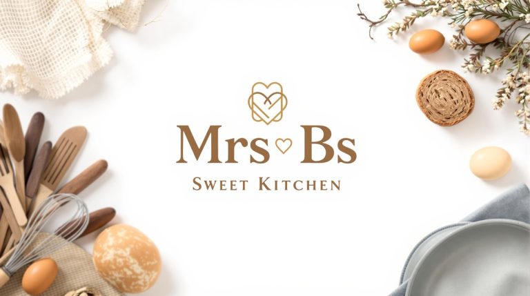 Mrs. B's Sweet Kitchen logo, home bakery serving Port Wentworth