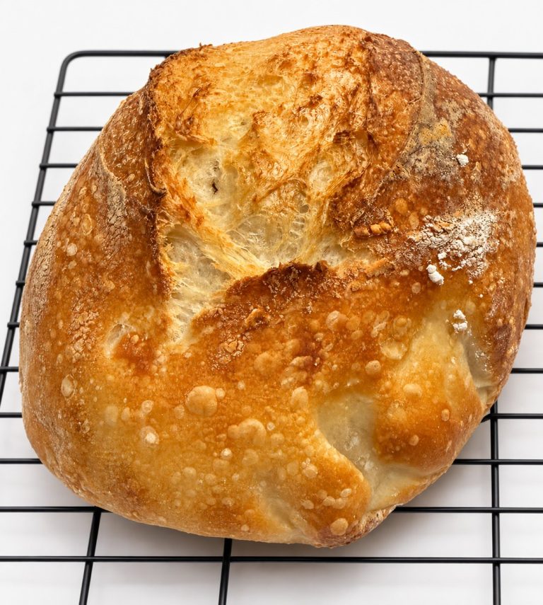 Artisan sourdough boule from Mrs. B's Sweet Kitchen in Port Wentworth