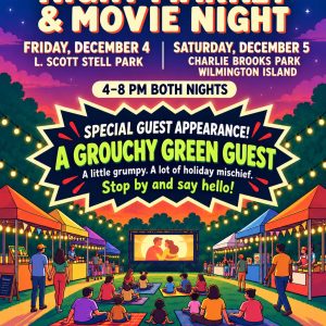 Night Market and Movie Night vendor registration Savannah December 2026